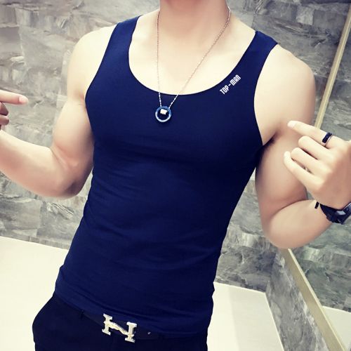 Débardeur homme maillot de corps en coton pour été - Ref 1596233