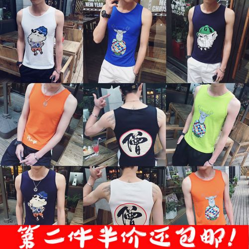 Débardeur homme maillot de corps en CVC pour été - Ref 1596241