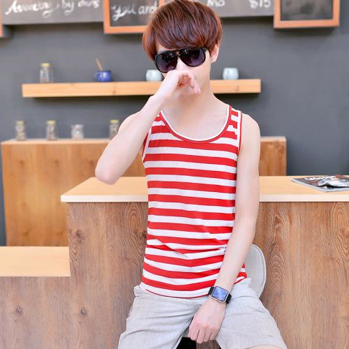 Débardeur homme maillot de corps HRFT Polyester fibre élastique polyuréthane spandex pour été - Ref 1596253