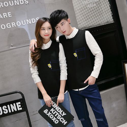 Débardeur homme Woolen gilet en coton pour automne - Ref 1596296