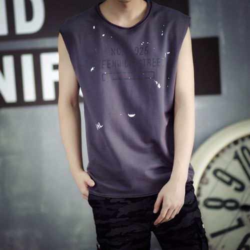 Débardeur homme maillot de corps en coton pour été - Ref 1596309