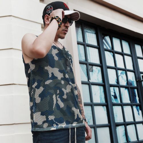 Débardeur homme maillot de corps VIVI COLLECTION en polyester pour été - Ref 1596328