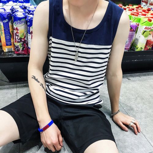 Débardeur homme maillot de corps en coton pour été - Ref 1596661