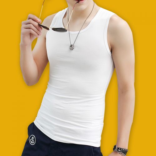 Débardeur homme maillot de corps TEBBEVANSI en coton pour printemps - Ref 1596701