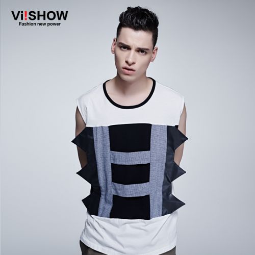 Débardeur homme maillot de corps VIISHOW en coton pour printemps - Ref 1596713