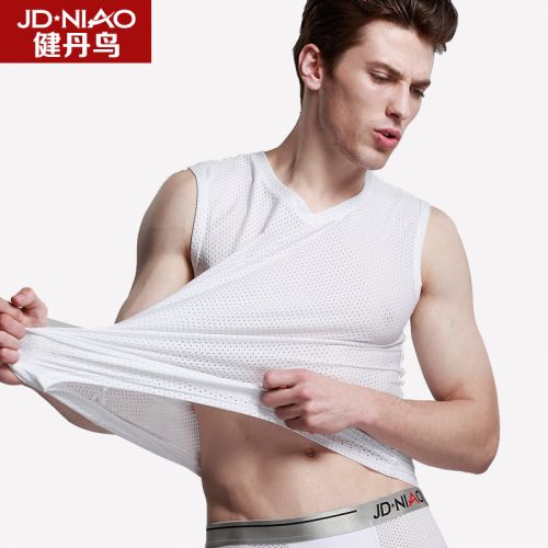 Débardeur homme maillot de corps en nylon pour été - Ref 1596747