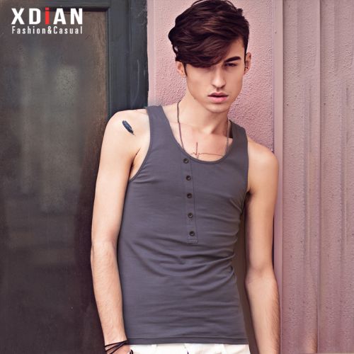 Débardeur homme maillot de corps XDIAN en coton pour été - Ref 1596857