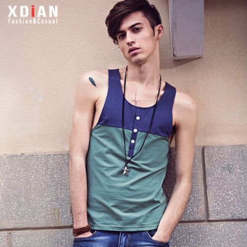 Débardeur homme maillot de corps XDIAN en coton pour été - Ref 1596863