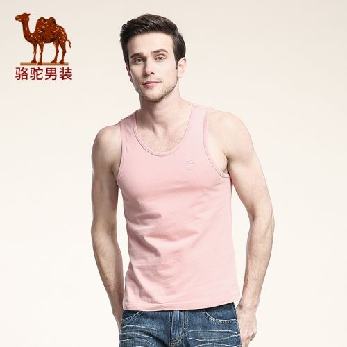 Débardeur homme maillot de corps CAMEL coton pour été - Ref 1596887