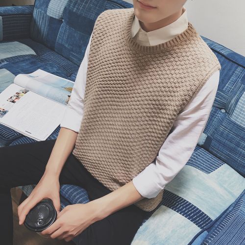 Débardeur homme Woolen gilet en CVC pour automne - Ref 1596939