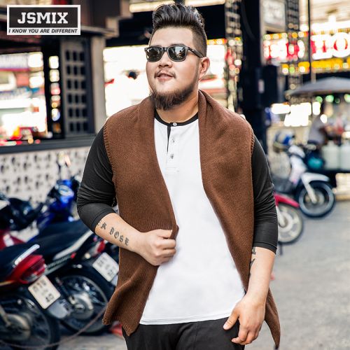 Débardeur homme Woolen gilet JSMIX fibres de polyacrylonitrile acrylique pour printemps - Ref 1596955