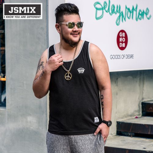 Débardeur homme maillot de corps JSMIX Coton fibre élastique polyuréthane spandex pour été - Ref 1596963