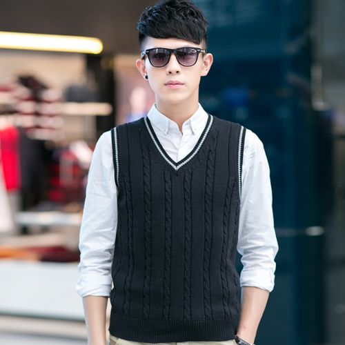 Débardeur homme Woolen gilet SPORDELA en coton pour automne - Ref 1597014