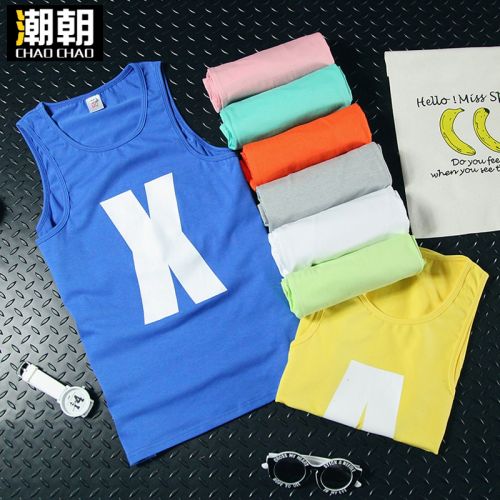 Débardeur homme maillot de corps Coton polyester polyuréthane élastique fibre spandex pour été - Ref 1597023