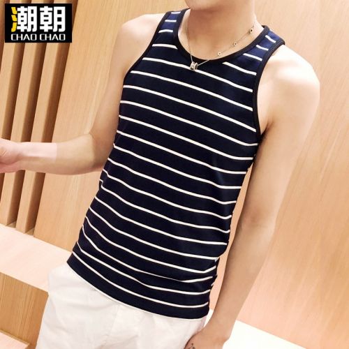 Débardeur homme maillot de corps en coton pour été - Ref 1597030