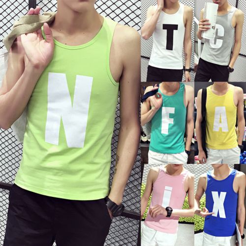 Débardeur homme maillot de corps Coton polyester polyuréthane élastique fibre spandex pour été - Ref 1597039