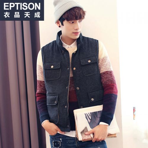Débardeur homme Cotton vest EPTISON pour hiver - Ref 1597052