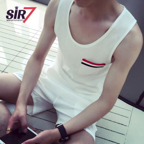 Débardeur homme maillot de corps SIR7 coton pour été - Ref 1597095