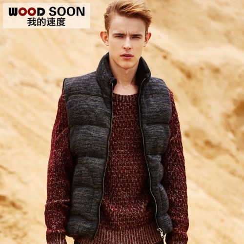 Débardeur homme Cotton vest WOOD SOON pour hiver - Ref 1597122