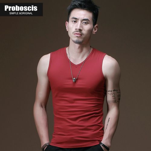 Débardeur homme maillot de corps PROBOSCIS en coton ammoniac pour été - Ref 1597126