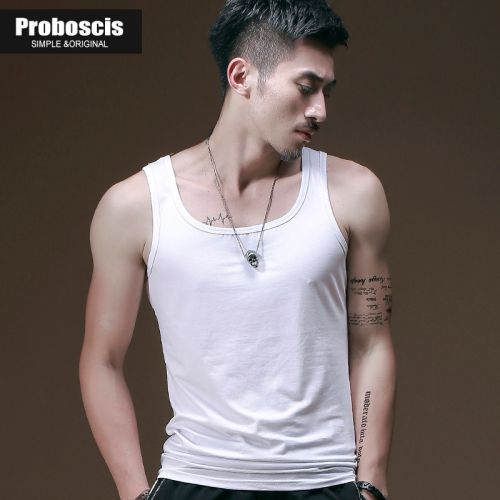 Débardeur homme maillot de corps PROBOSCIS en coton pour été - Ref 1597128