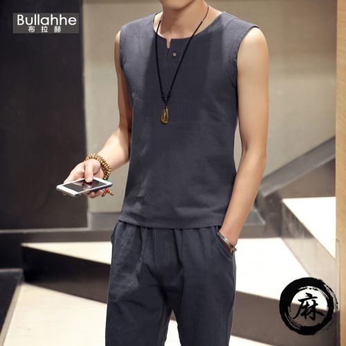 Débardeur homme maillot de corps BULLAHHE en Fluid Systems pour été - Ref 1597225