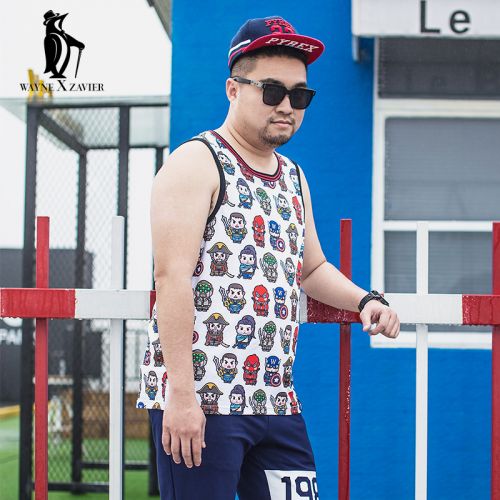 Débardeur homme maillot de corps WAYNEXZAVIER en polyester pour été - Ref 1597297