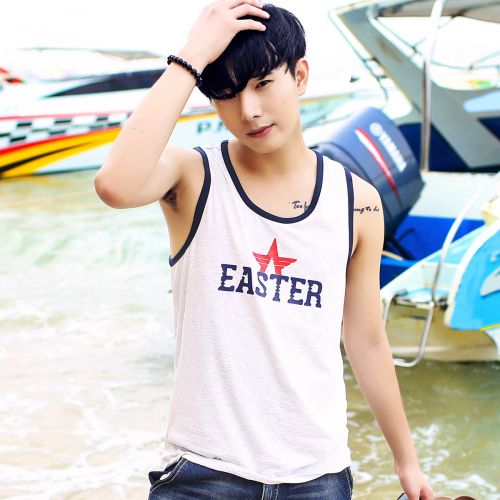 Débardeur homme maillot de corps en coton pour été - Ref 1597319