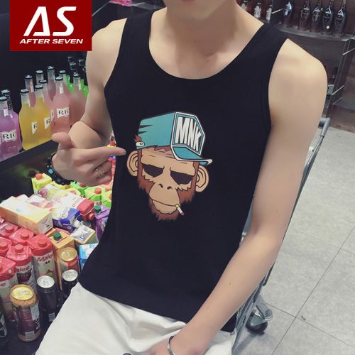 Débardeur homme maillot de corps AFTER SEVEN en coton pour été - Ref 1597340