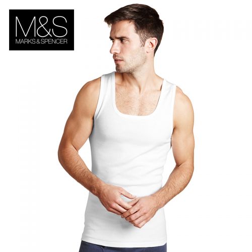 Débardeur homme maillot de corps en coton pour automne - Ref 1597366