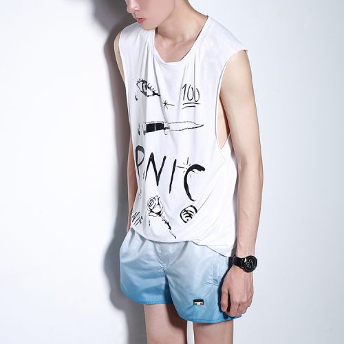 Débardeur homme maillot de corps CONNIVE en rayonne pour été - Ref 1597377