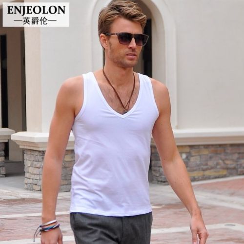 Débardeur homme maillot de corps ENJEOLON en coton pour été - Ref 1597398