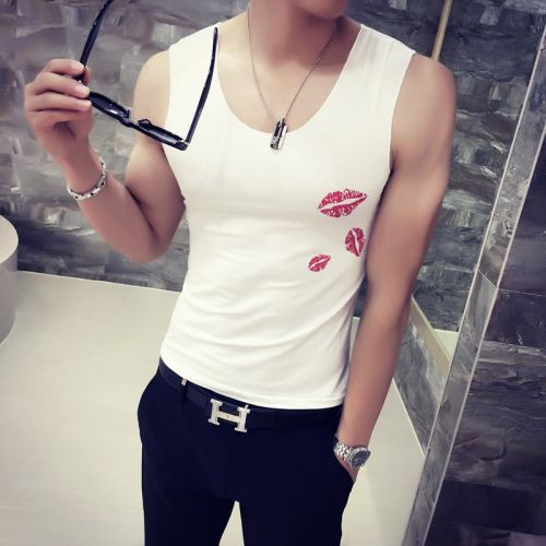 Débardeur homme maillot de corps en coton ammoniac pour automne - Ref 1597415