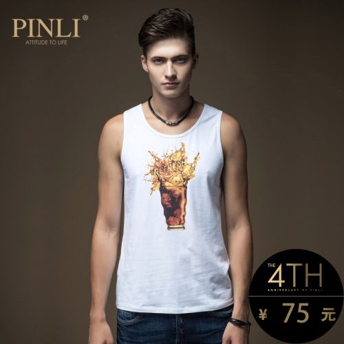 Débardeur homme maillot de corps Coton fibre élastique polyuréthane spandex pour été - Ref 1597431