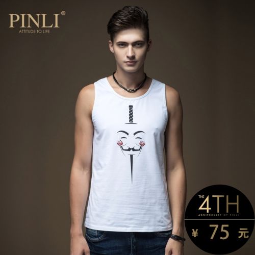 Débardeur homme maillot de corps Coton fibre élastique polyuréthane spandex pour été - Ref 1597433