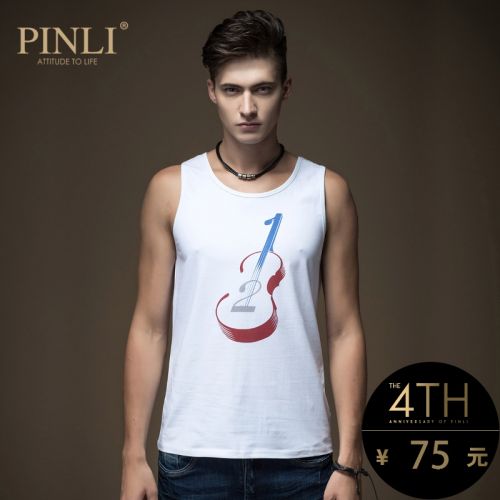 Débardeur homme maillot de corps Coton fibre élastique polyuréthane spandex pour été - Ref 1597437