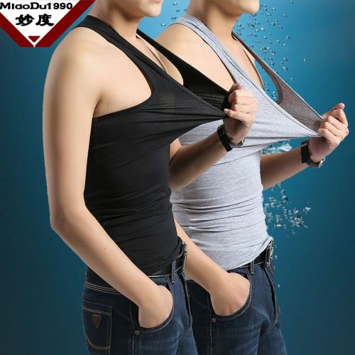 Débardeur homme maillot de corps en coton pour été - Ref 1597475