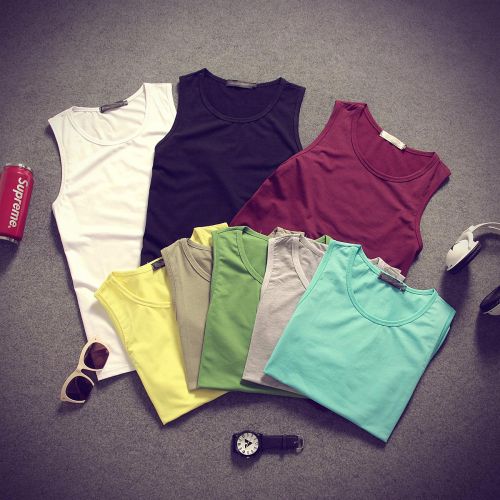 Débardeur homme maillot de corps SICRIT coton, polyester nouvelle fibre pour été - Ref 1597493