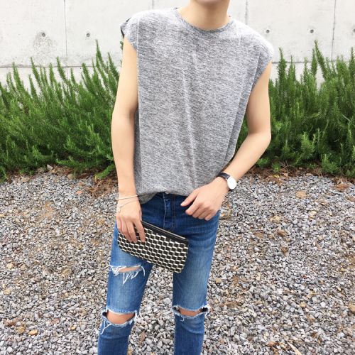 Débardeur homme maillot de corps WILLIAM LOOK en coton pour été - Ref 1597517