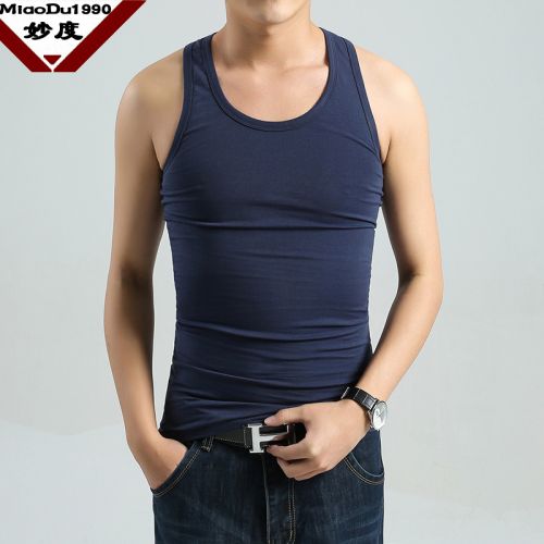 Débardeur homme maillot de corps en coton pour été - Ref 1597535