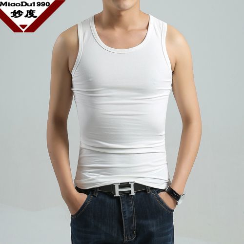 Débardeur homme maillot de corps en coton pour été - Ref 1597537