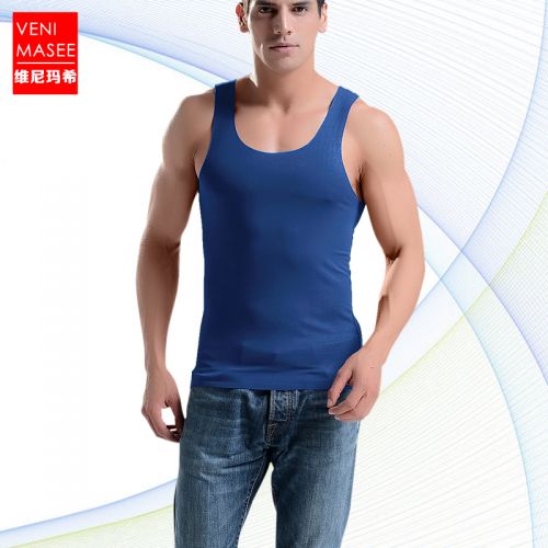 Débardeur homme maillot de corps VENI MASEE les fibres viscose rayonne polyuréthane élastique fibreux spandex pour Quatre saisons - Ref 1597602
