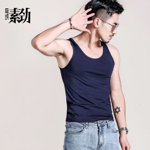 Débardeur homme maillot de corps en coton pour été - Ref 1597745