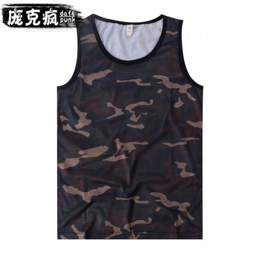 Débardeur homme maillot de corps DAFT PUNK en CVC pour été - Ref 1597787