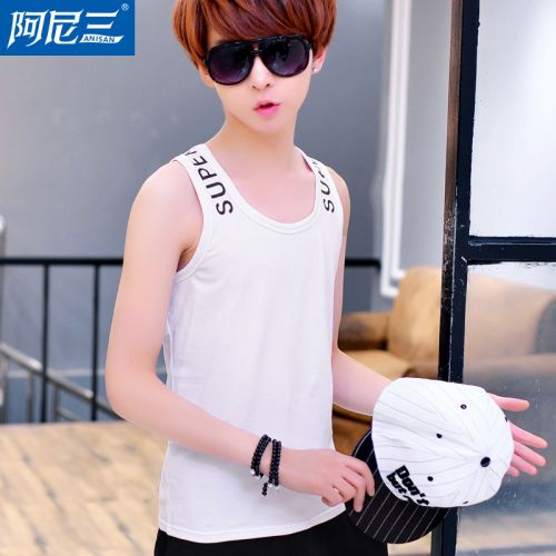 Débardeur homme maillot de corps en coton ammoniac pour été - Ref 1597798