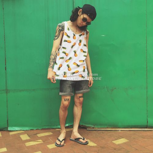 Débardeur homme maillot de corps en coton pour été - Ref 1597812