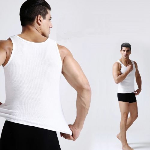 Débardeur homme maillot de corps Coton Polyester pour été - Ref 1597831