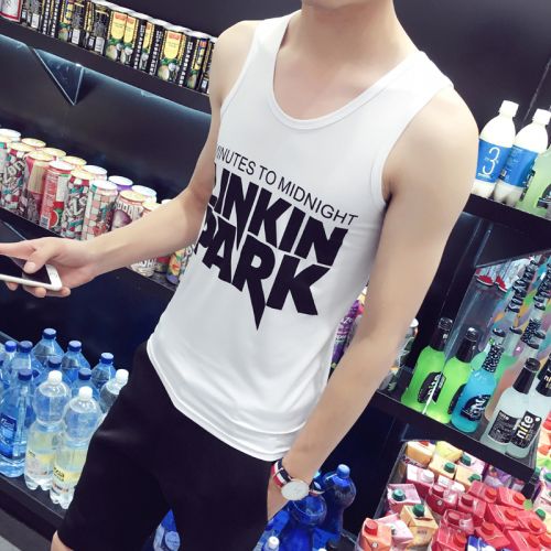 Débardeur homme maillot de corps ARBAOJI polyester fibre élastique polyuréthane spandex pour été - Ref 1597849