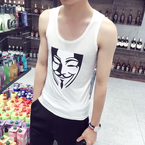 Débardeur homme maillot de corps ARBAOJI polyester fibre élastique polyuréthane spandex pour été - Ref 1597855