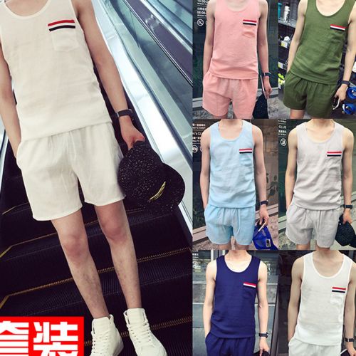 Débardeur homme maillot de corps en Fluid Systems pour été - Ref 1597872